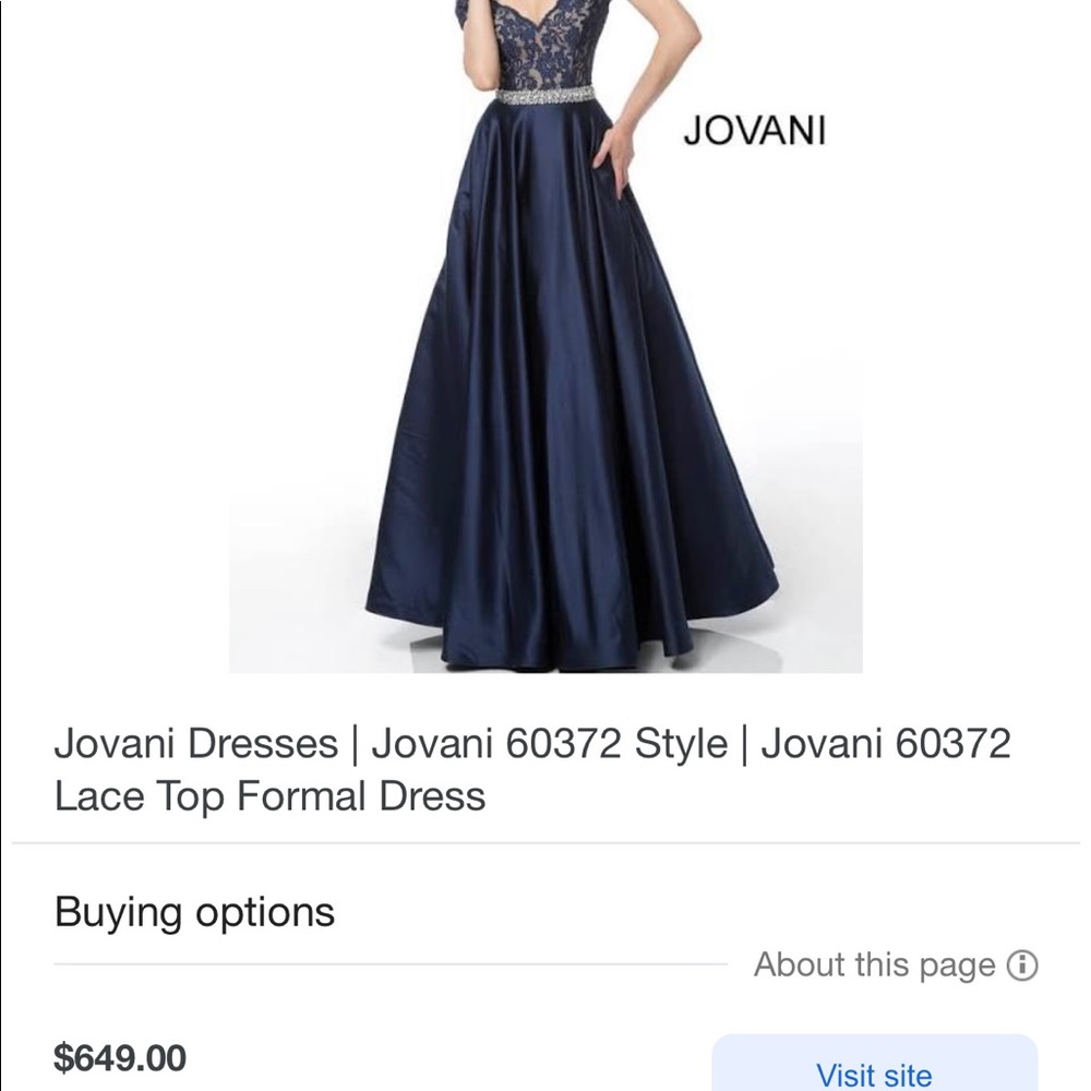 Jovanni Formal Dress